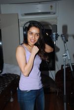 Shraddha Kapoor record rap song in Sachin Jigar recording Studio on 12th May 2015